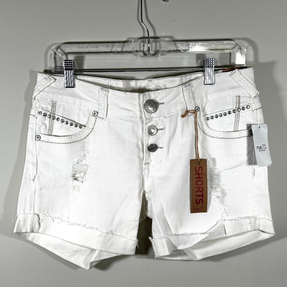 Women's Distressed Shorts